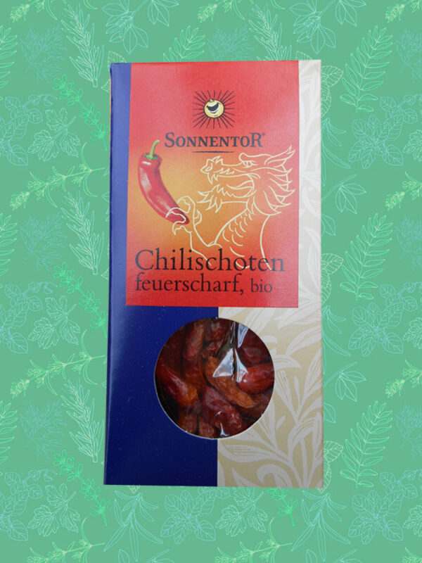 Chilischoten feuerscharf