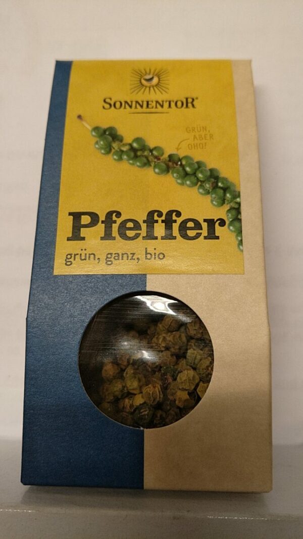 Pfeffer grün ganz