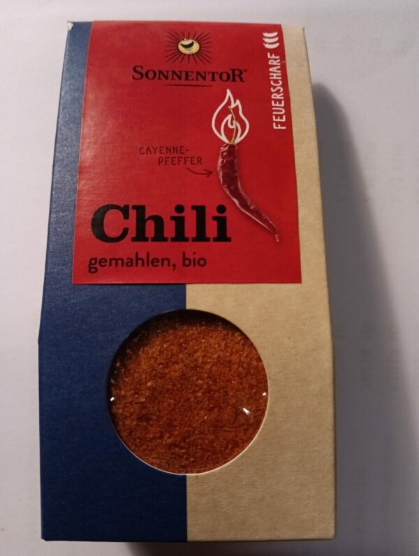 Chili feuerscharf gemahlen
